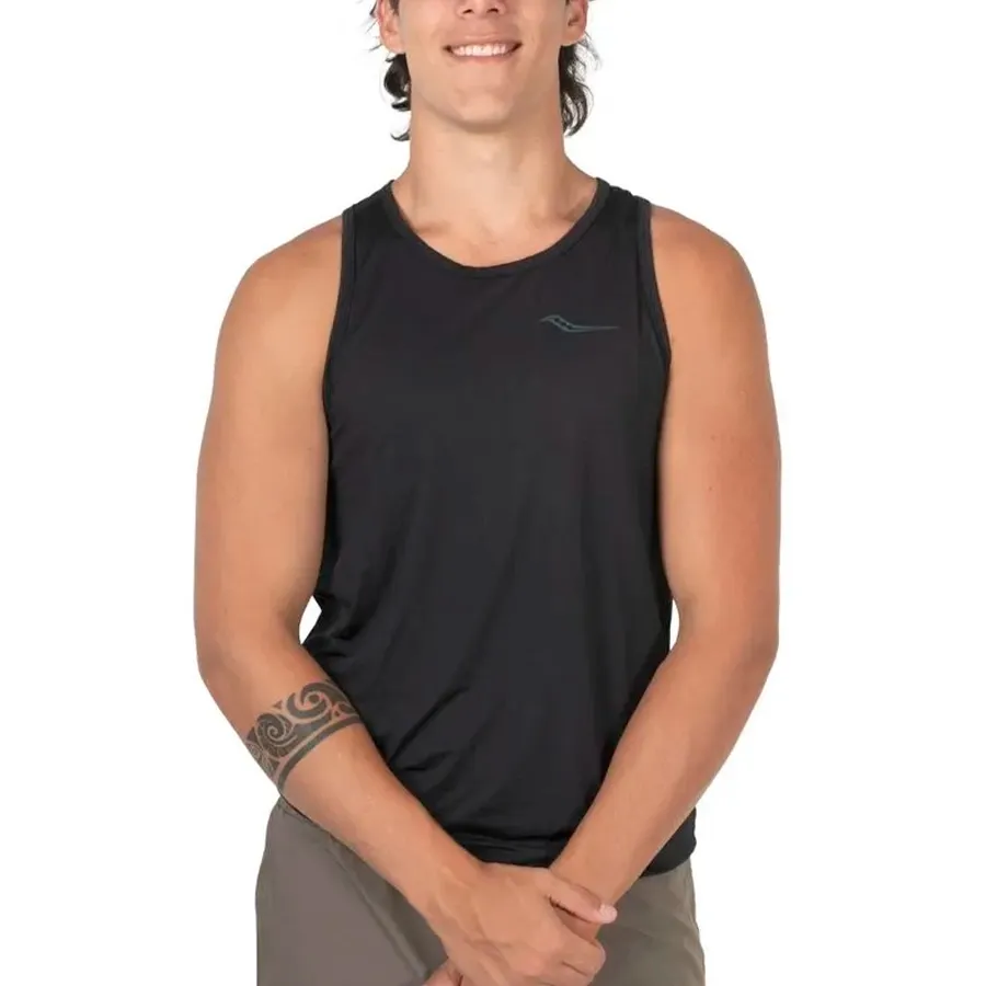 Imagen 0 de 3 de Musculosa Saucony Stopwatch-NEGRO