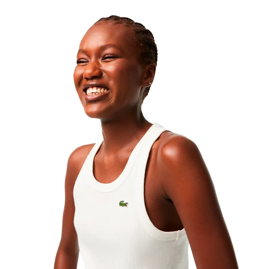 Imagen 3 de 4 de Musculosa Lacoste Lisa-BLANCO