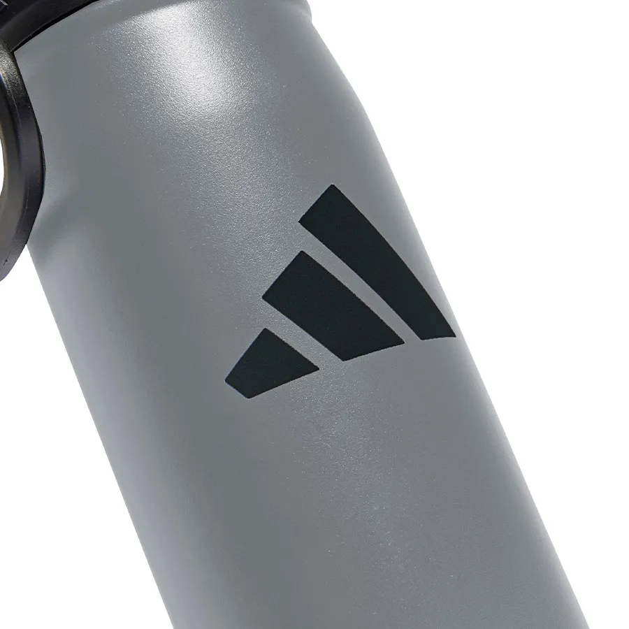 Imagen 2 de 3 de Botella Adidas Metálica-GRIS/NEGRO