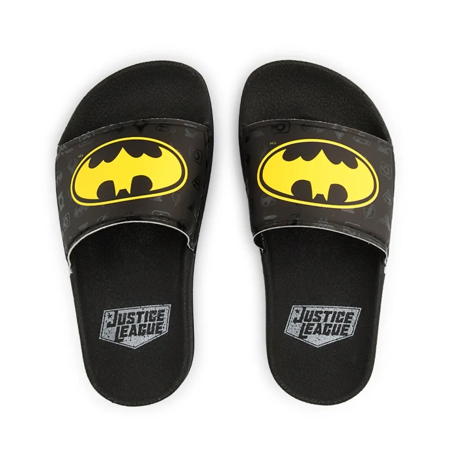 Imagen 2 de 5 de Sandalias Collab Justice League Batman 23-NEGRO/AMARILLO