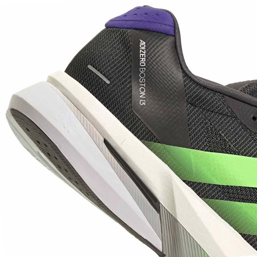 Imagen 7 de 8 de Zapatillas adidas Adizero Boston 13-NEGRO/VERDE FLUOR
