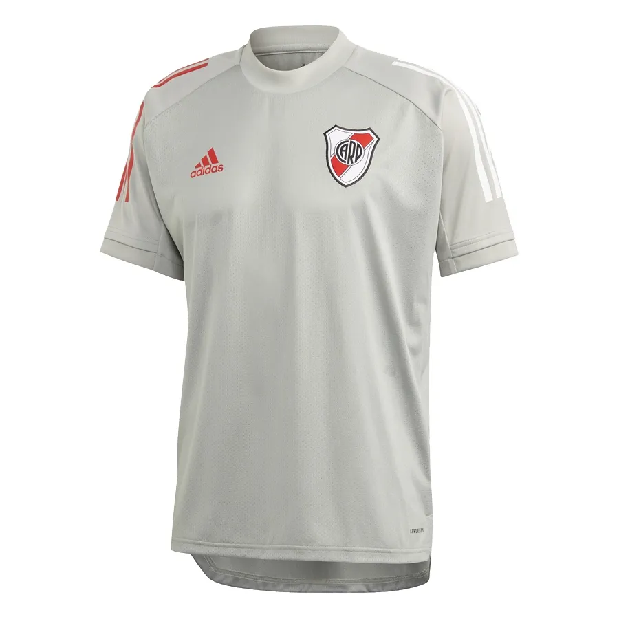 Imagen 5 de 7 de Camiseta adidas de Entrenamiento River Plate-GRIS/BLANCO/ROJO