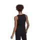 musculosa-adidas-sportswear-ajustada-acanalada-NEGRO/BLANCO