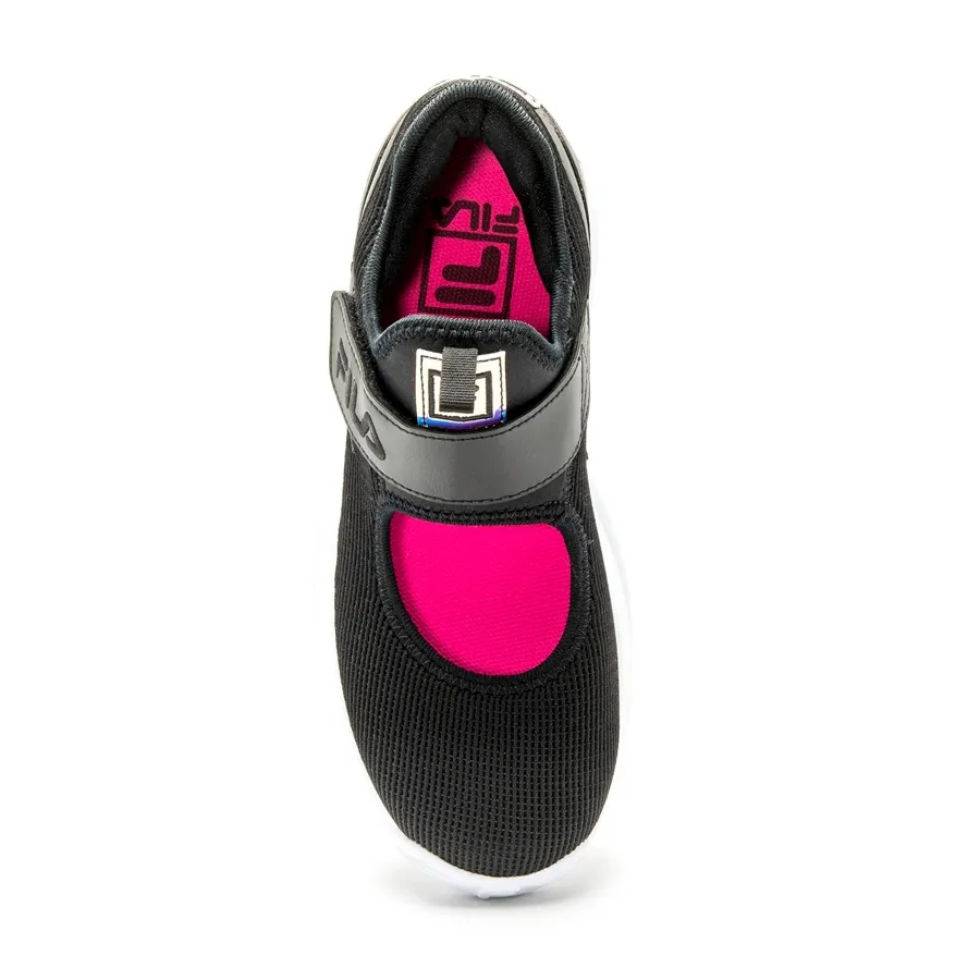 Imagen 3 de 5 de Zapatillas Fila Glowing W-NEGRO/PLATA