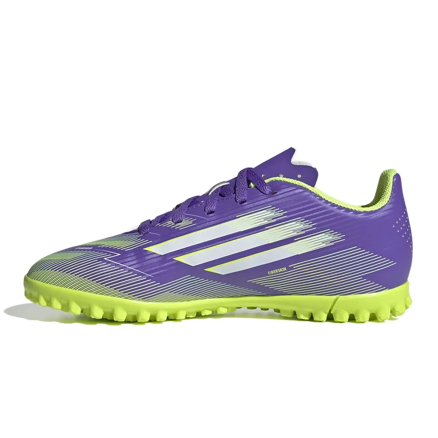 Imagen 2 de 7 de Botines adidas F50 Club Tf J-VIOLETA/BLANCO/VERDE FLUOR
