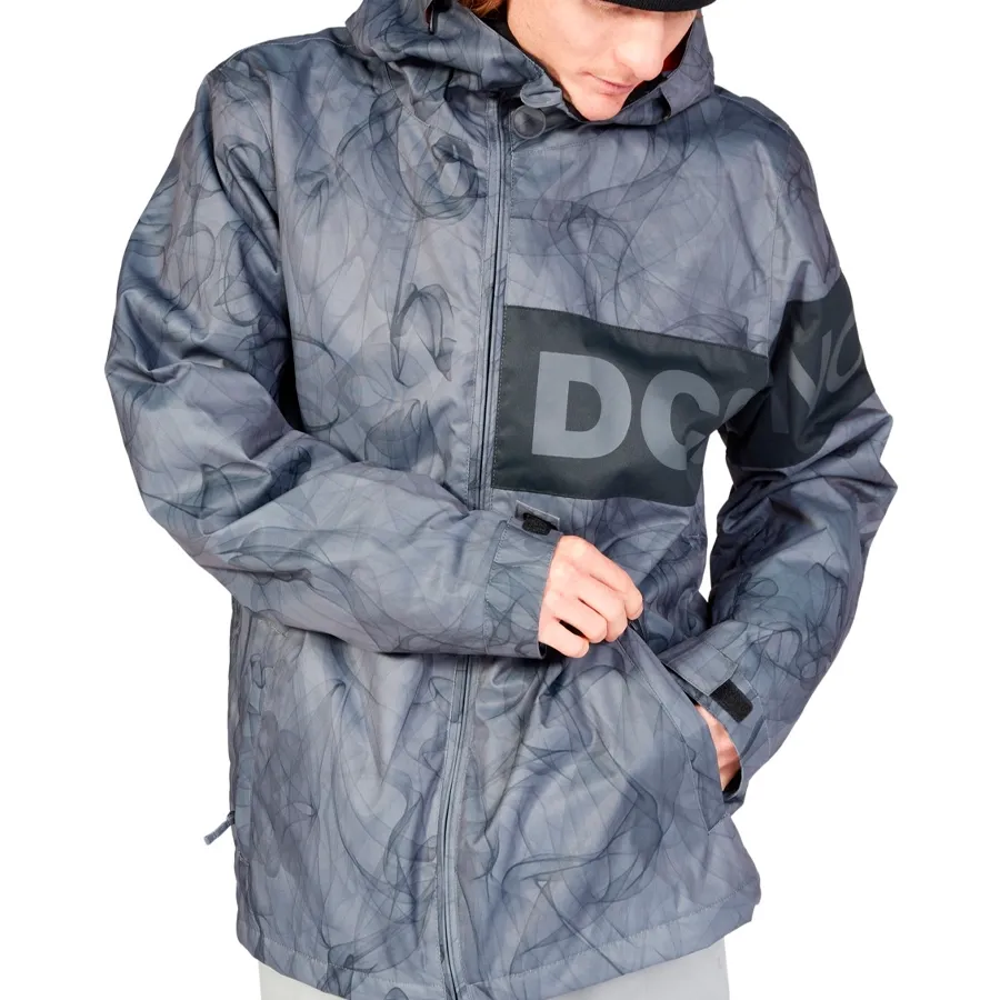 Imagen 4 de 6 de Campera Dc Snow Propaganda-VERDE OLIVA/ROJO