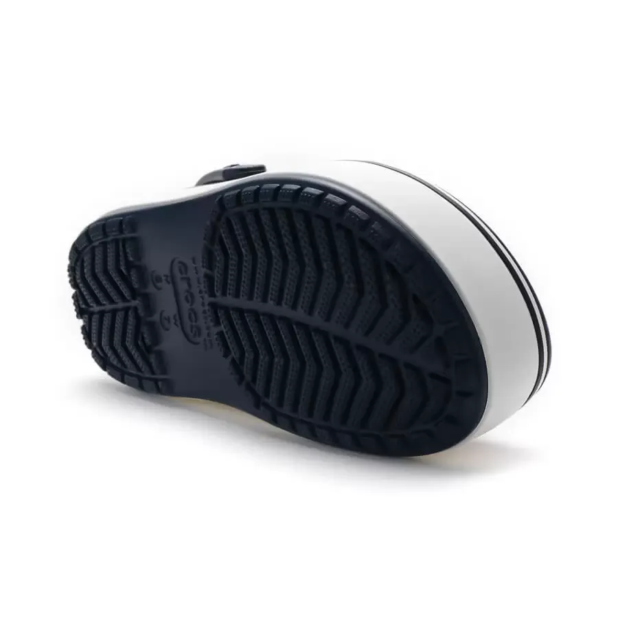 Imagen 3 de 4 de Ojotas Crocs Crocband Platform Clog-MARINO/BLANCO
