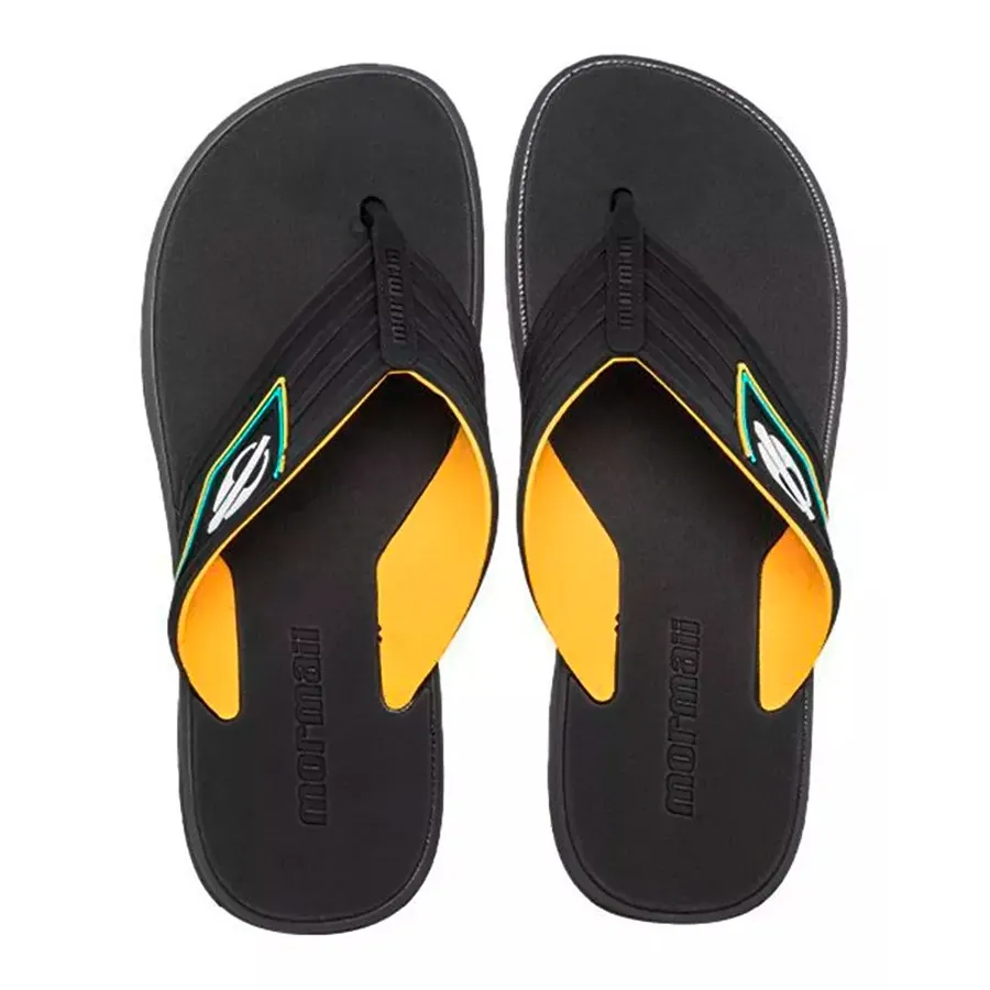 Imagen 3 de 4 de Ojotas Mormaii Backflip Dedo Ad-GRIS/NEGRO/AMARILLO