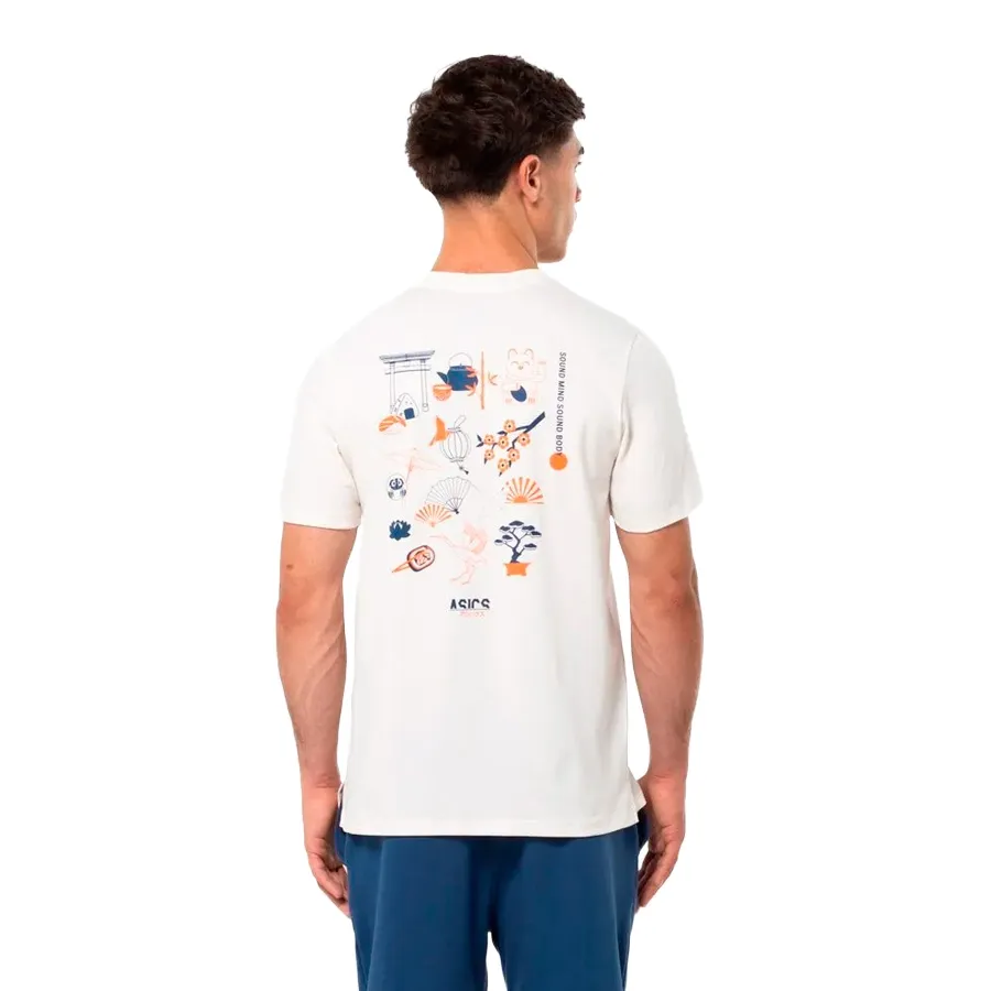 Imagen 1 de 4 de Remera Asics Japanese Topics-BLANCO