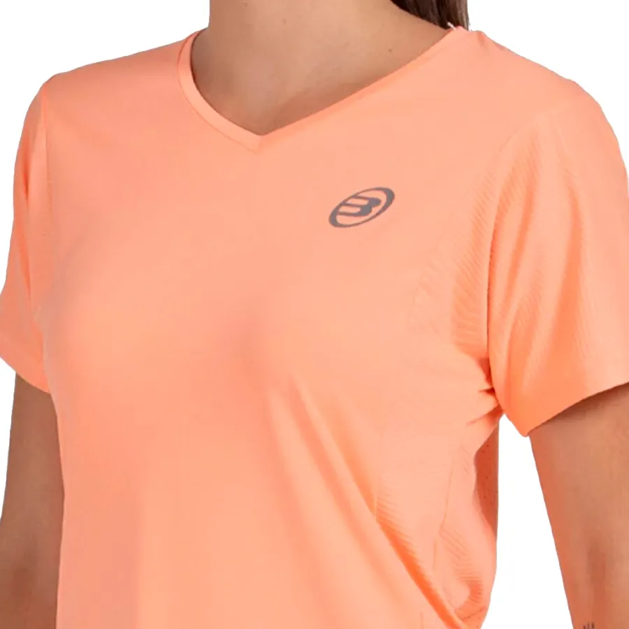 Imagen 3 de 4 de Remera Bullpadel Eches-NARANJA