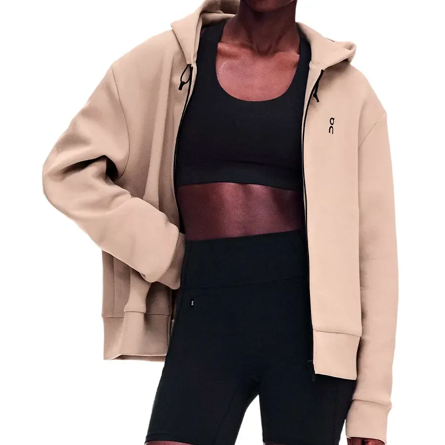 Imagen 3 de 6 de Campera On Focus Tech Zip-BEIGE