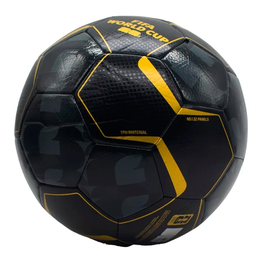 Imagen 2 de 4 de Pelota DRB FIFA Mundial Hero 2026 PRO-NEGRO/DORADO