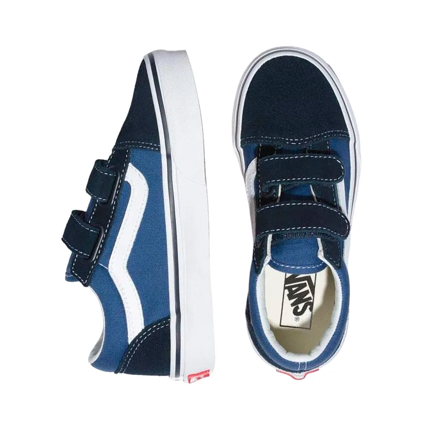 Imagen 2 de 4 de Zapatillas Vans Old Skool V-AZUL/MARINO/BLANCO
