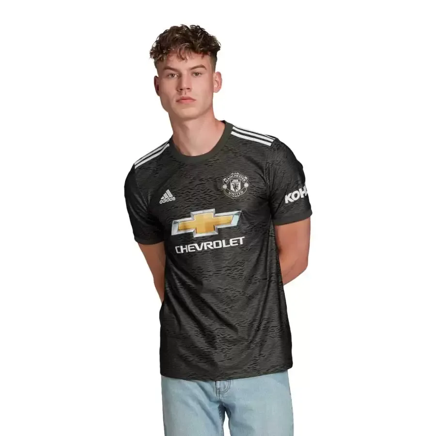 Imagen 1 de 5 de Camiseta adidas Visitante Manchester United-NEGRO