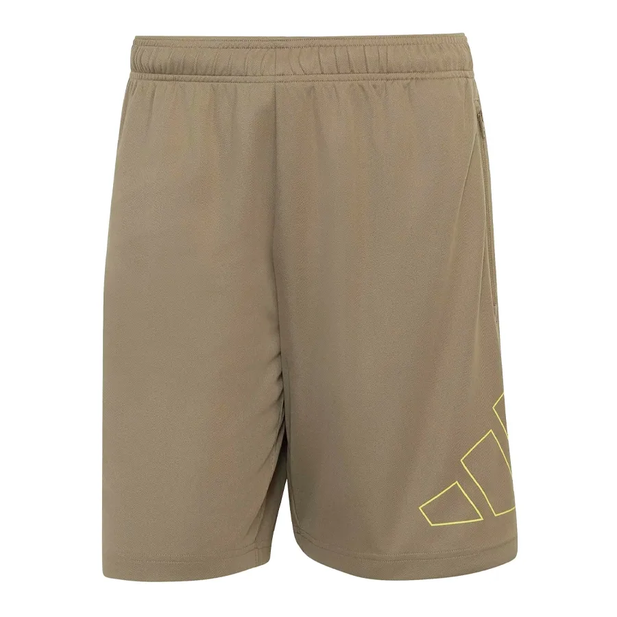 Imagen 2 de 5 de Short adidas Workout Essentials-BEIGE/AMARILLO