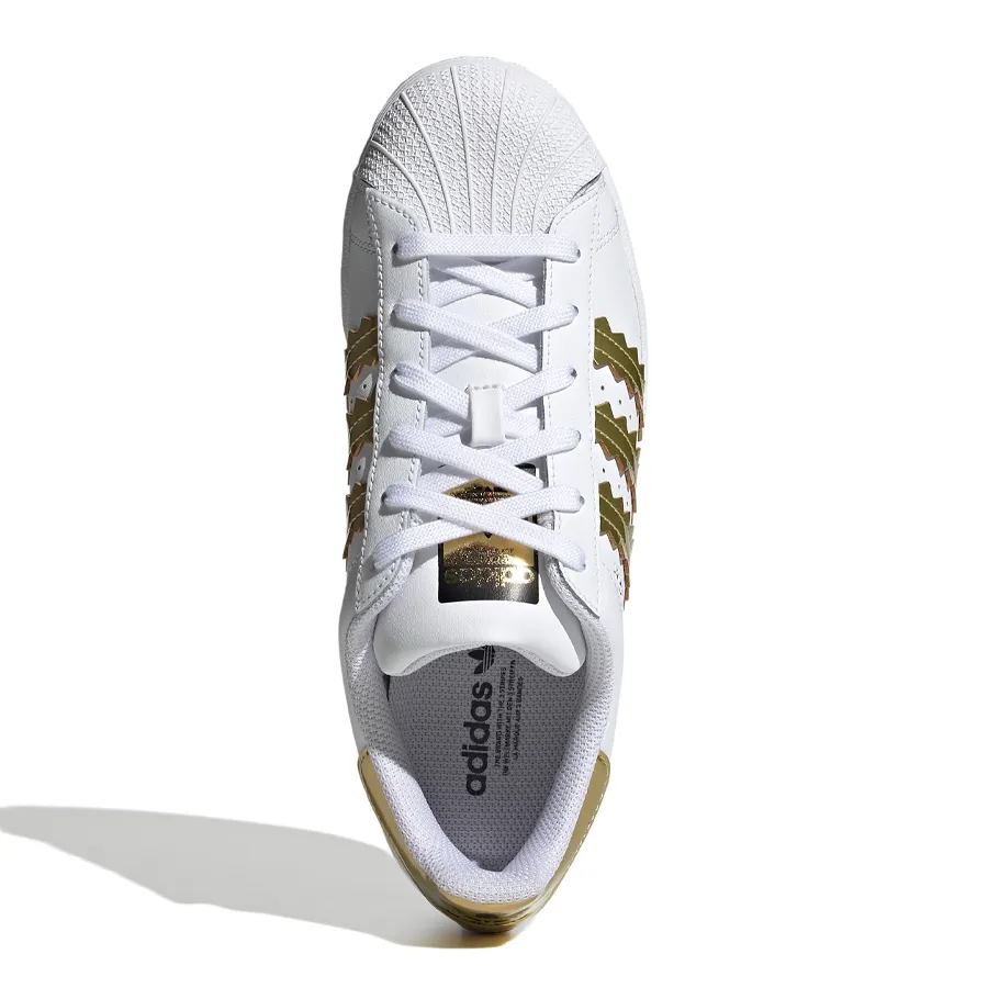 Imagen 3 de 6 de Zapatillas adidas originals Superstar W-BLANCO/DORADO
