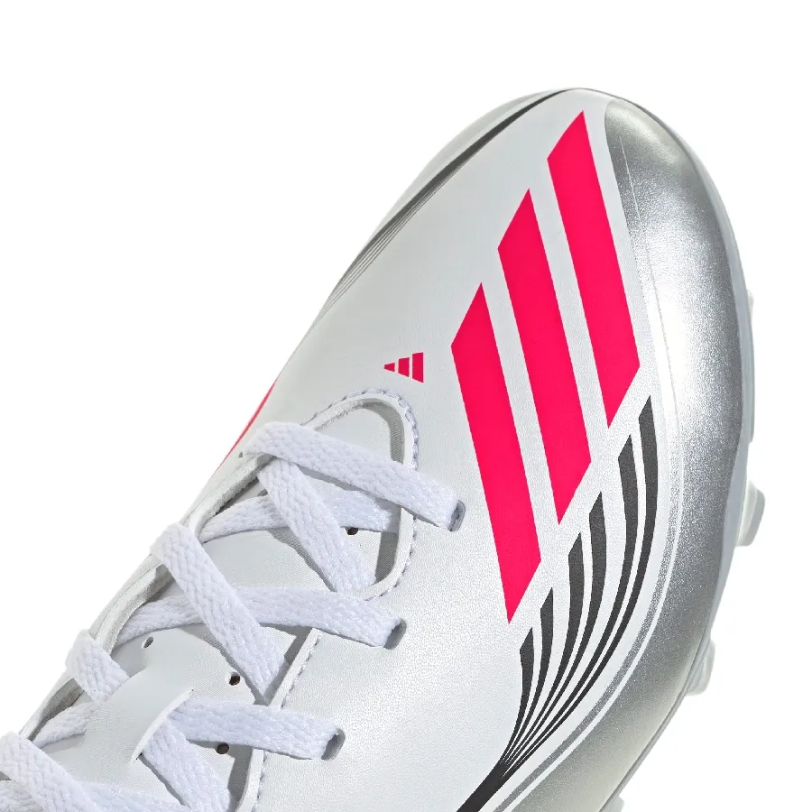 Imagen 4 de 6 de Botines adidas F50 Messi Club Fg-BLANCO/ROJO/PLATA