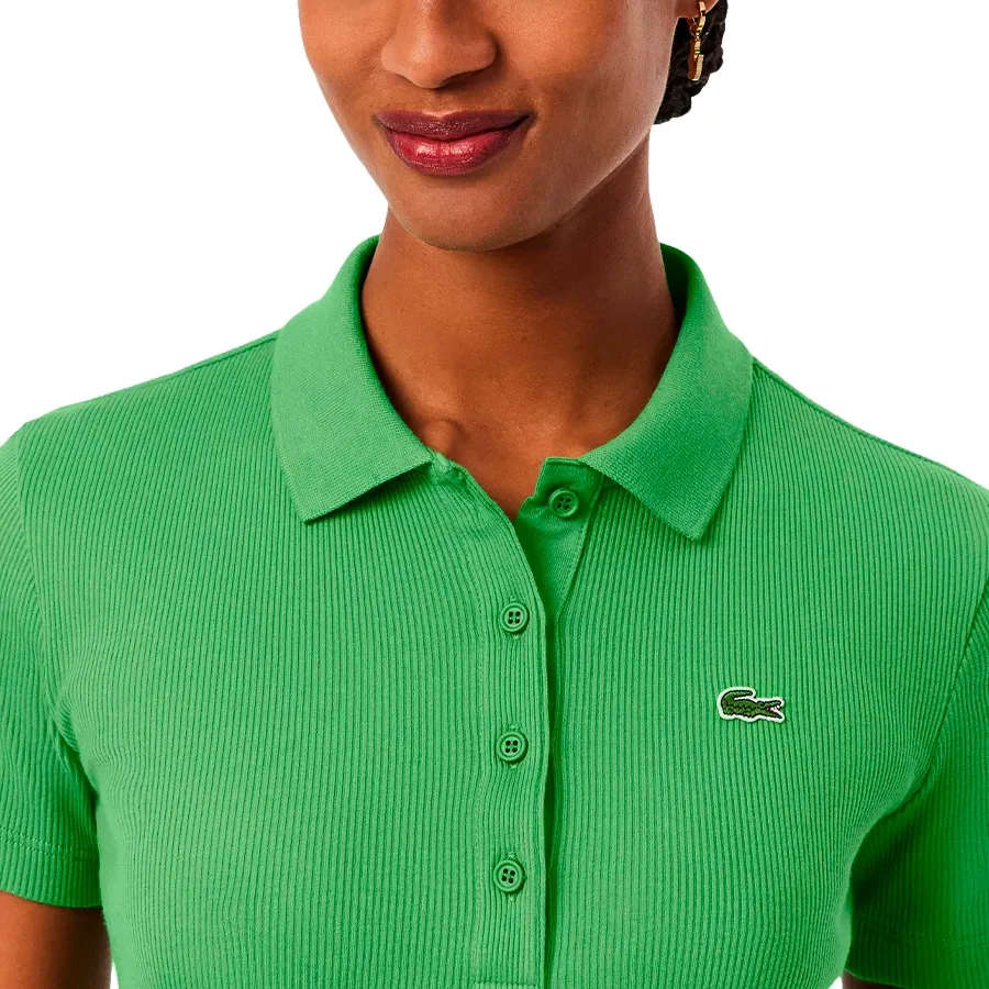 Imagen 3 de 6 de Polo Lacoste Chemise Col Bord-VERDE