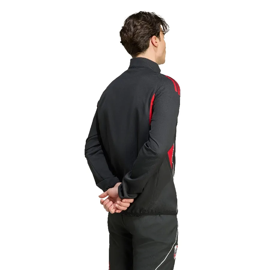 Imagen 2 de 4 de Campera adidas Presentación de River Plate Tiro 25 Competition-NEGRO/ROJO