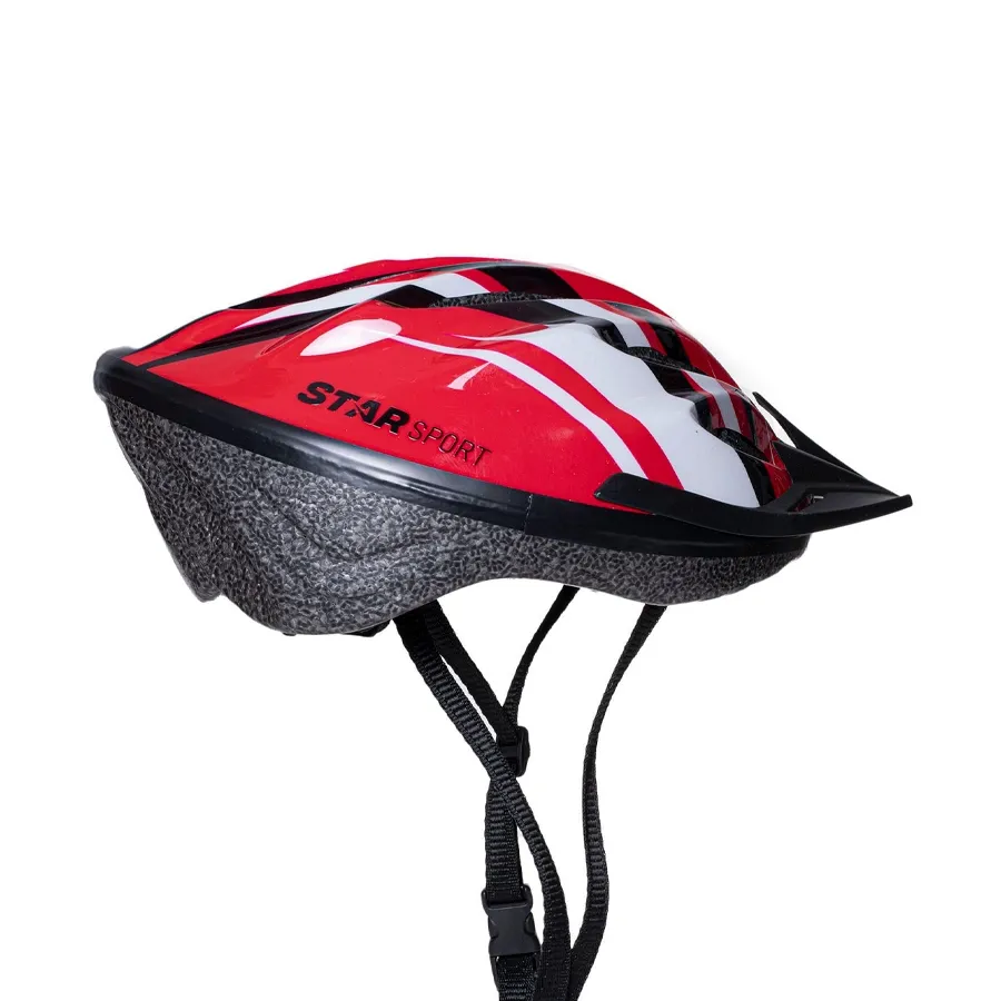 Imagen 3 de 5 de Casco 21 Starsport-ROJO/BLANCO
