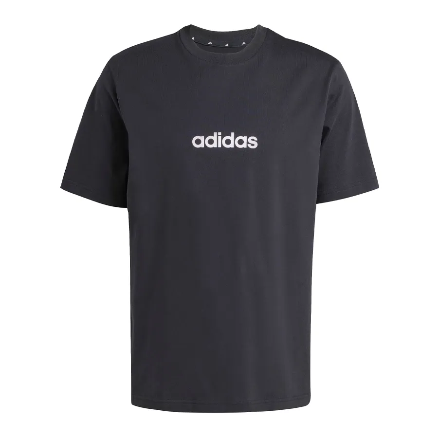 Imagen 0 de 1 de Remera adidas Essentials Linear Single Jersey-NEGRO/BLANCO