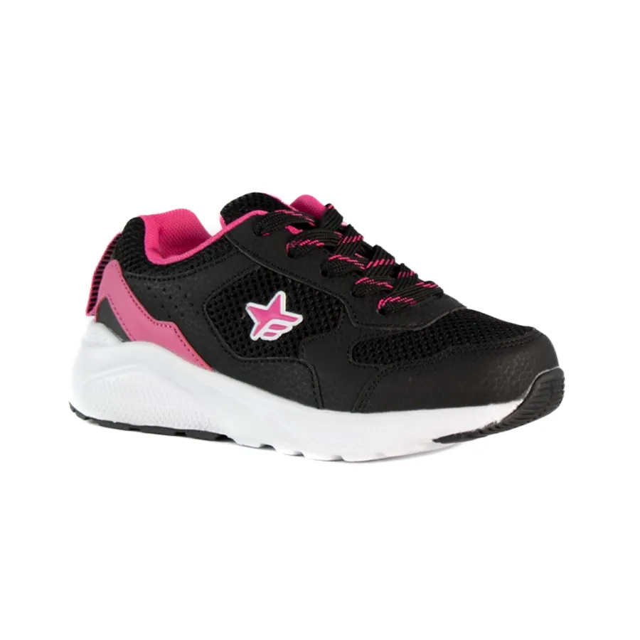 Imagen 1 de 4 de Zapatillas Footy Deportiva Cordon-NEGRO/ROSA