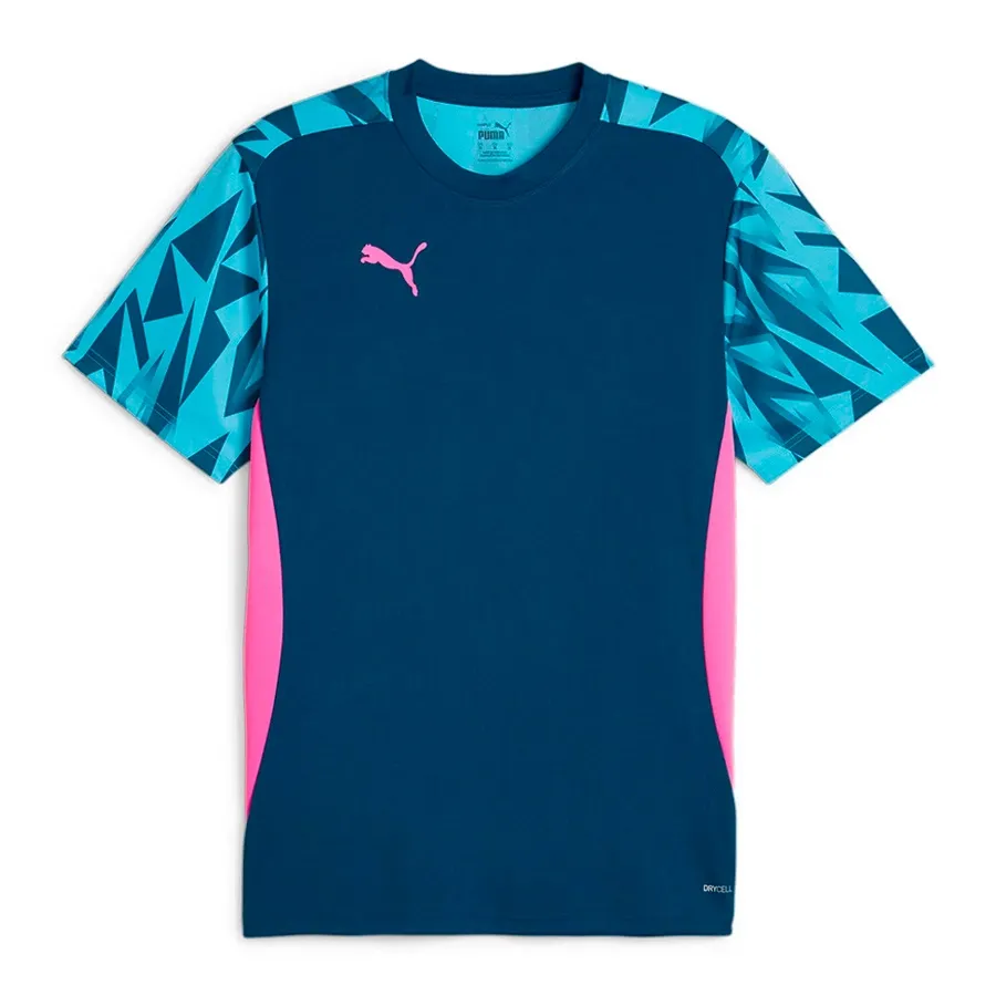 Imagen 2 de 4 de Remera Puma Individual Final-PETROLEO/CELESTE/ROSA