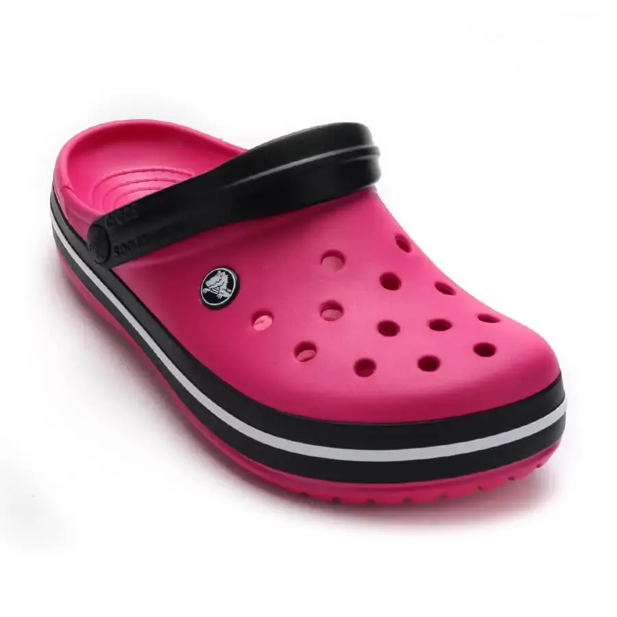 Imagen 0 de 5 de Ojotas Crocs Crocband-FUCSIA/NEGRO