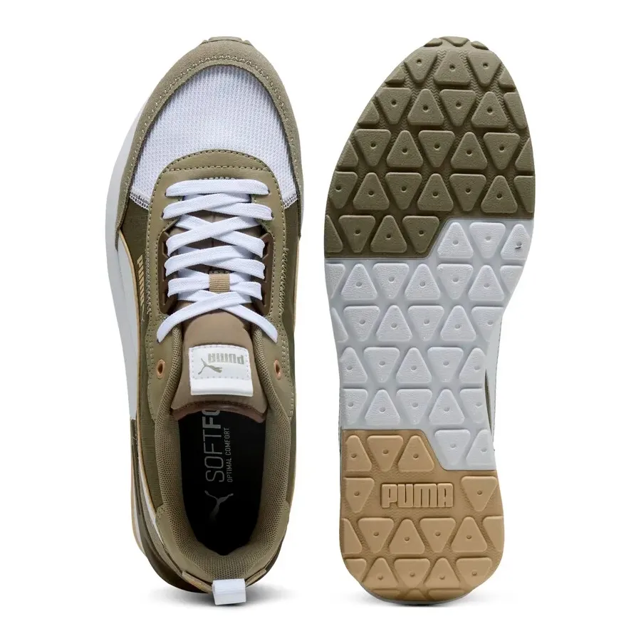 Imagen 3 de 5 de Zapatillas Puma R22-OLIVA/BLANCO