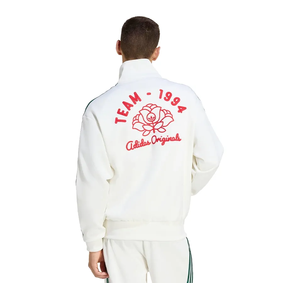 Imagen 2 de 5 de Campera adidas originals Firebird Roses-BLANCO/VERDE/ROJO