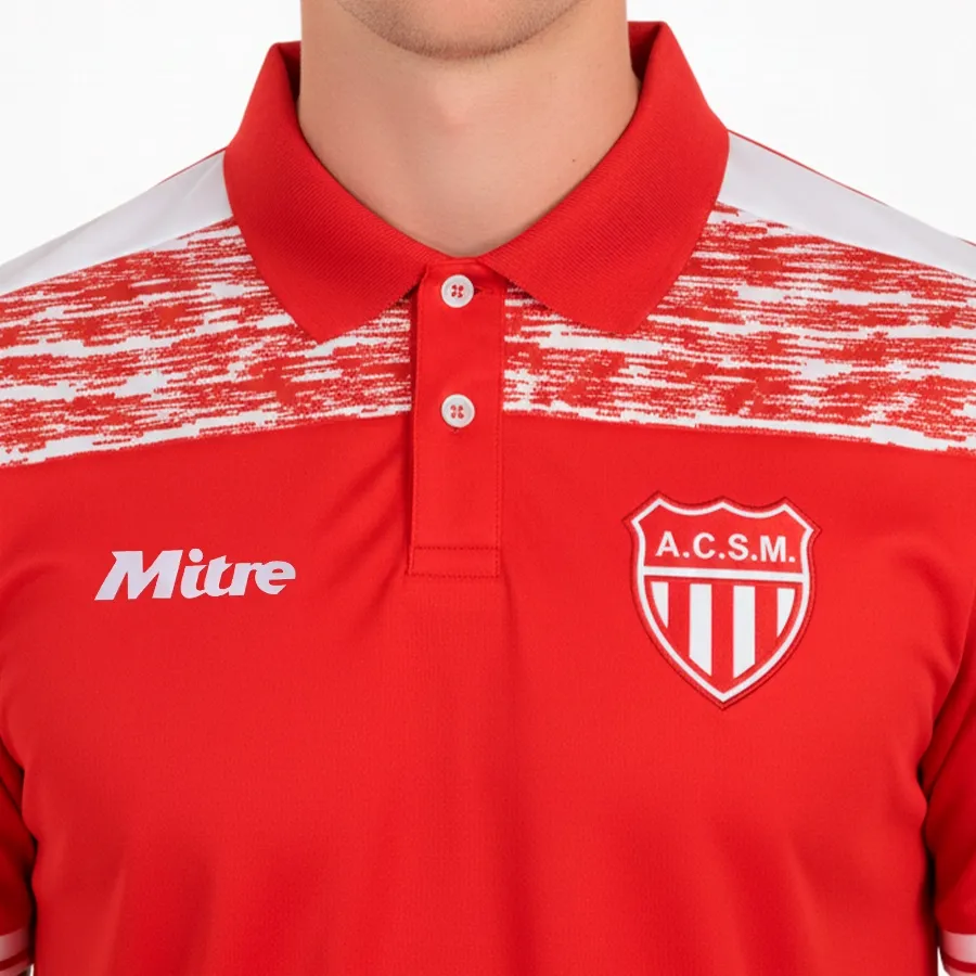 Imagen 2 de 3 de Polo Mitre Star San Martin Mza 24-ROJO/BLANCO