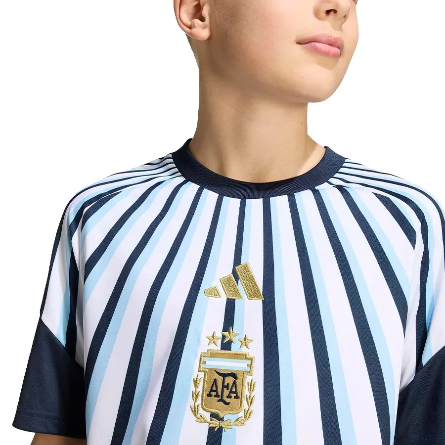 Imagen 4 de 6 de Camiseta adidas Prepartido Selección Argentina 26-BLANCO/MARINO/CELESTE