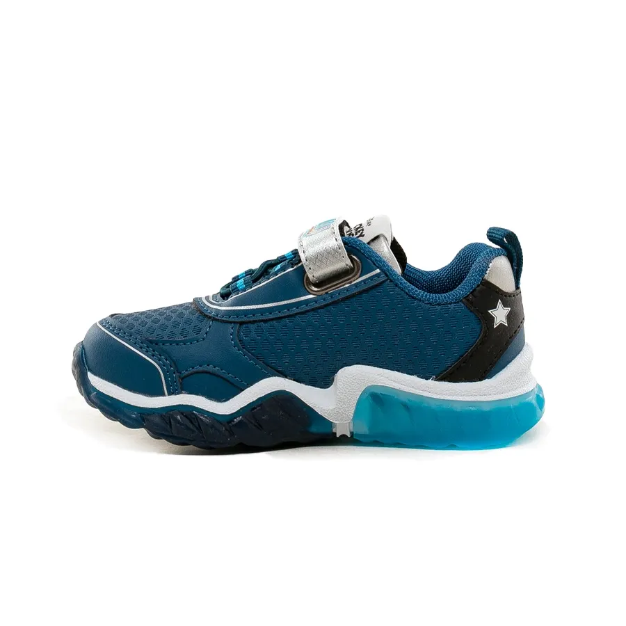 Imagen 2 de 6 de Zapatillas Footy Mickey Con Luz-AZUL/BLANCO