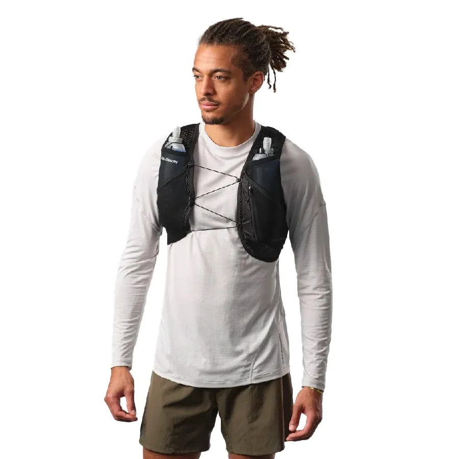 Imagen 0 de 7 de Chaleco Salomon Active Skin 4 Set-NEGRO