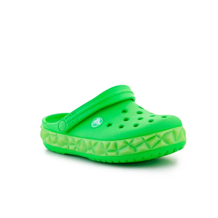 Imagen 1 de 6 de Ojotas Crocs Crocband Geometric Glow-VERDE