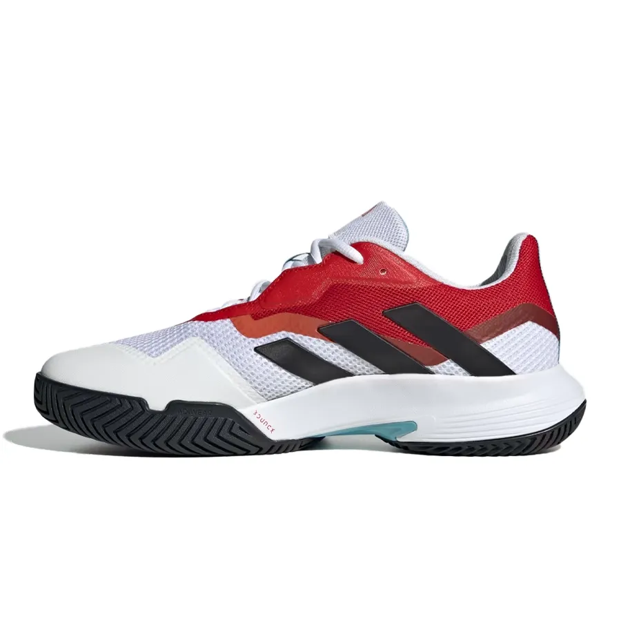 Imagen 2 de 7 de Zapatillas adidas Courtjam Control-BLANCO/ROJO/NEGRO