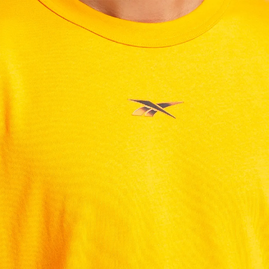 Imagen 2 de 4 de Remera Reebok Athlete Hype-AMARILLO PASTEL