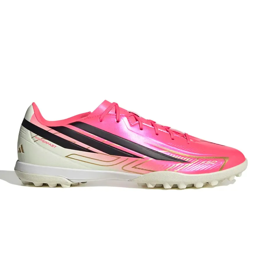 Imagen 0 de 7 de Botines Multitapón adidas F50 Hyperfast Club-ROSA/NEGRO/BLANCO