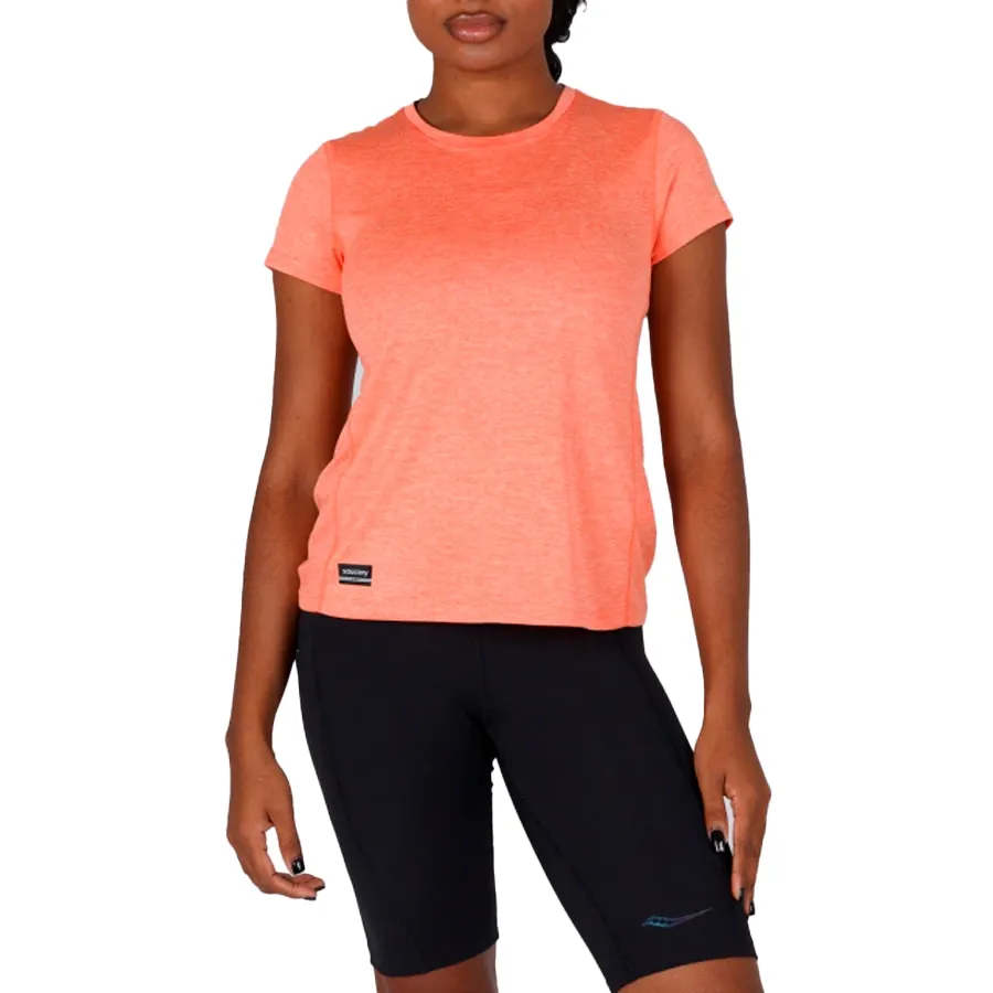 Imagen 0 de 4 de Remera Saucony Stopwatch Short Sleeve-CORAL