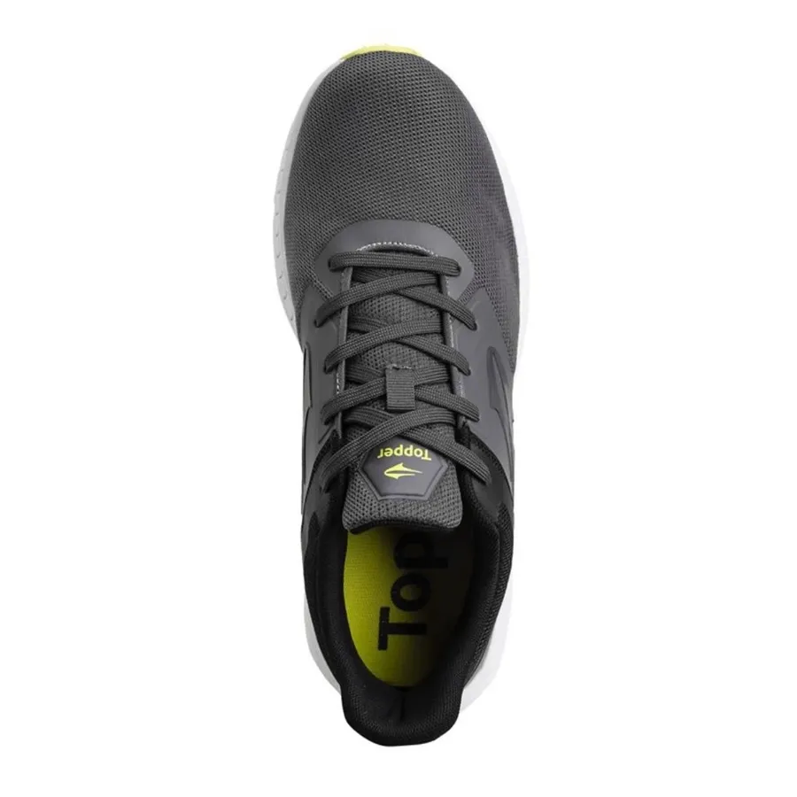 Imagen 2 de 4 de Zapatillas Topper Rack-GRIS/NEGRO