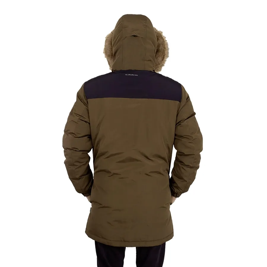 Imagen 1 de 4 de Campera Quiksilver Range Runs-MARRON/NEGRO
