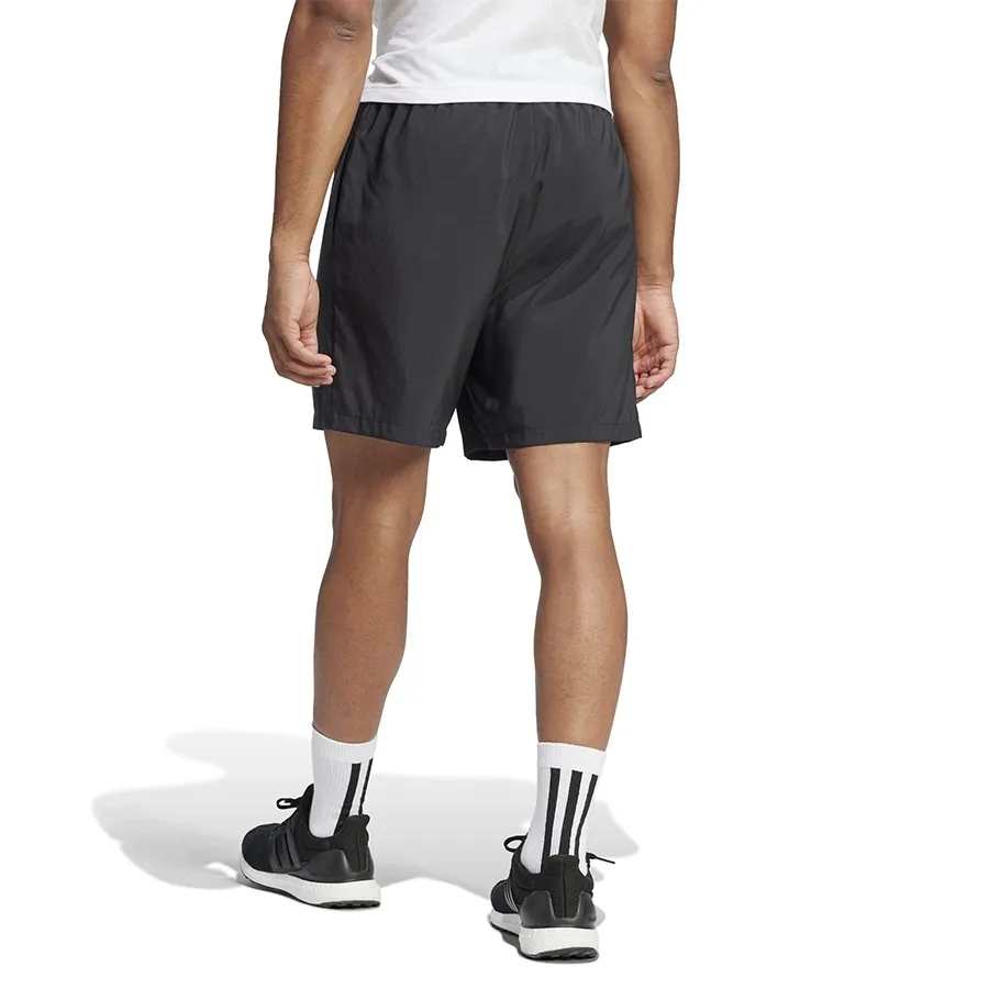 Imagen 1 de 4 de Short adidas Essentials Linear Logo-NEGRO/BLANCO