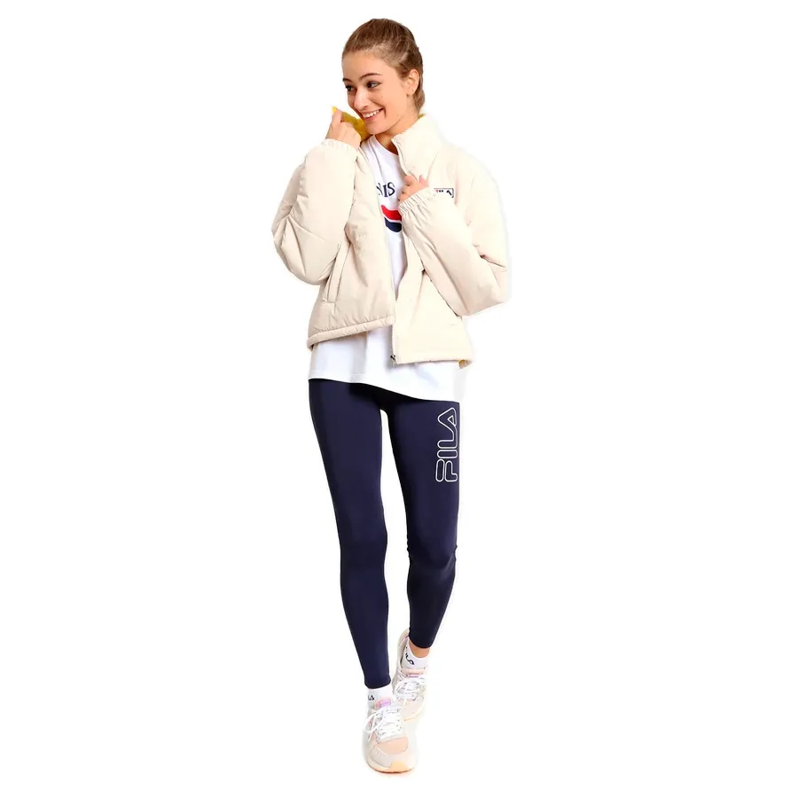 Imagen 4 de 6 de Campera Fila Soft Shine-CREMA