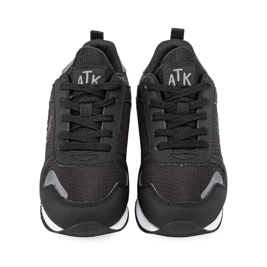 Imagen 3 de 5 de Zapatillas Atomik Casual Cordon Astra 23-NEGRO/GRIS
