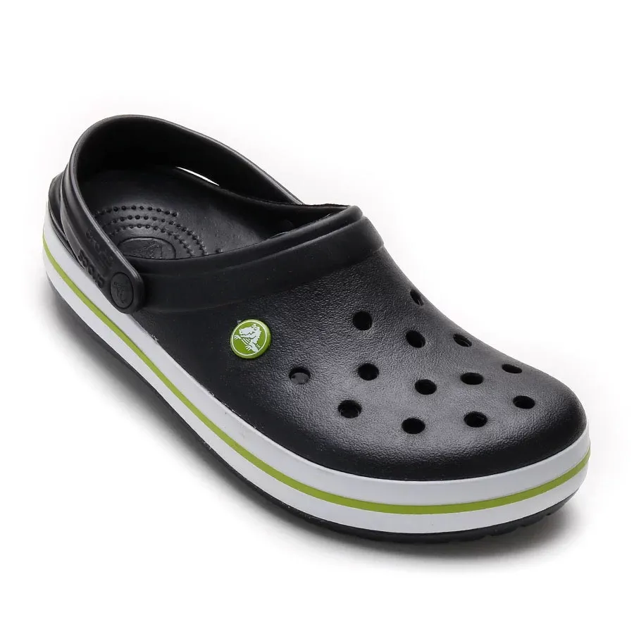Imagen 0 de 4 de Ojotas Crocs Crocband Vd-NEGRO/BLANCO/VERDE