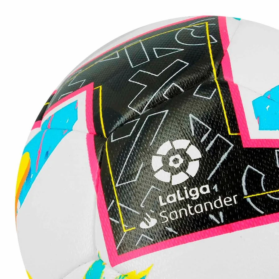 Imagen 1 de 3 de Pelota Puma Orbita Laliga-BLANCO/AMARILLO/VIOLETA