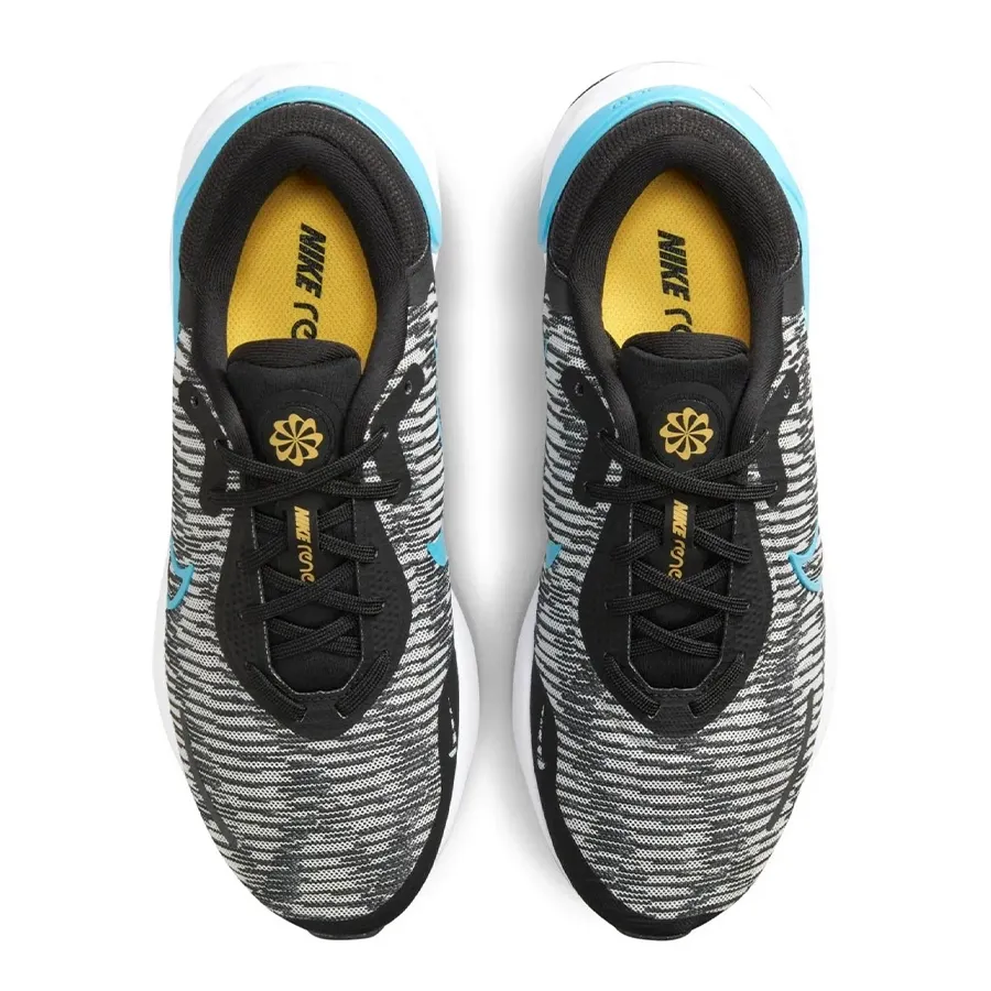 Imagen 3 de 5 de Zapatillas Nike Renew Run 4-NEGRO/BLANCO/CELESTE