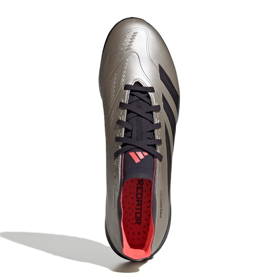 Imagen 3 de 8 de Botines adidas Predator League Tf-PLATA/NEGRO