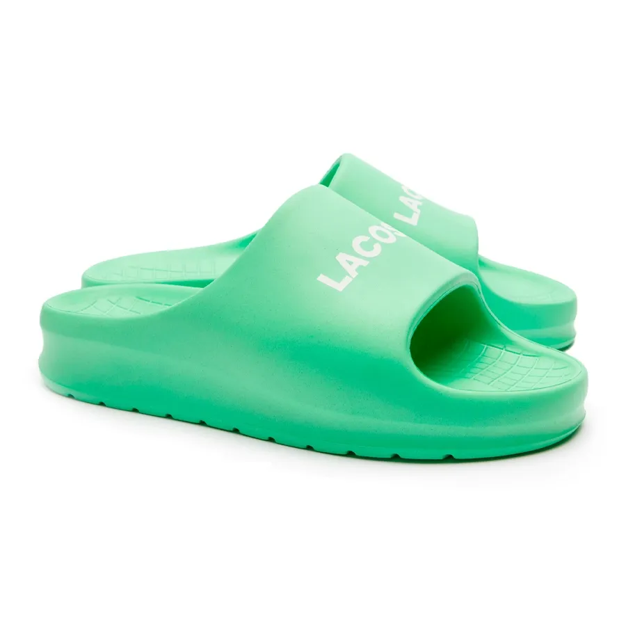 Imagen 1 de 4 de Sandalias Lacoste Ojotas  Serve Slide 2.0-VERDE/BLANCO