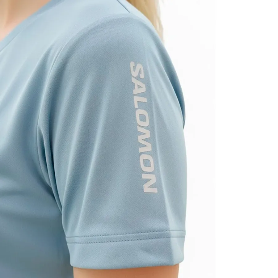 Imagen 2 de 3 de Remera Salomon Xa Sonic-CELESTE